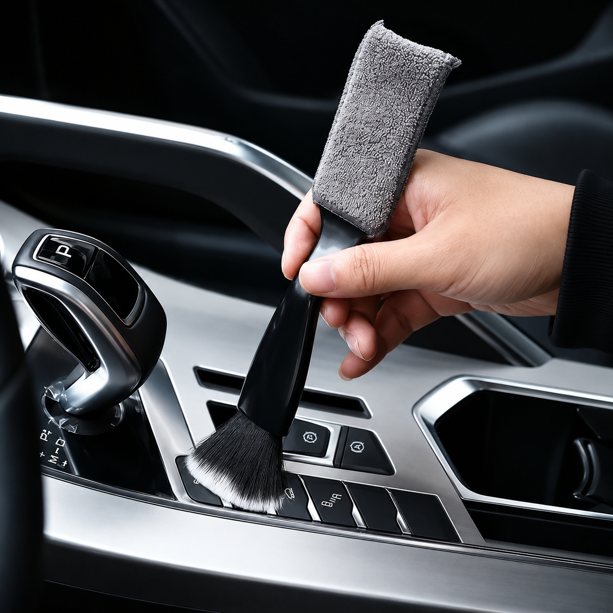 Szczotka Detailingowa do Wnętrza DetailStash™  – Skuteczne Czyszczenie Każdego Detalu